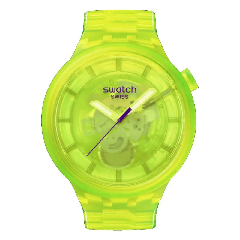 Swatch Yellow Joy SB05J103 — bracelet jaune