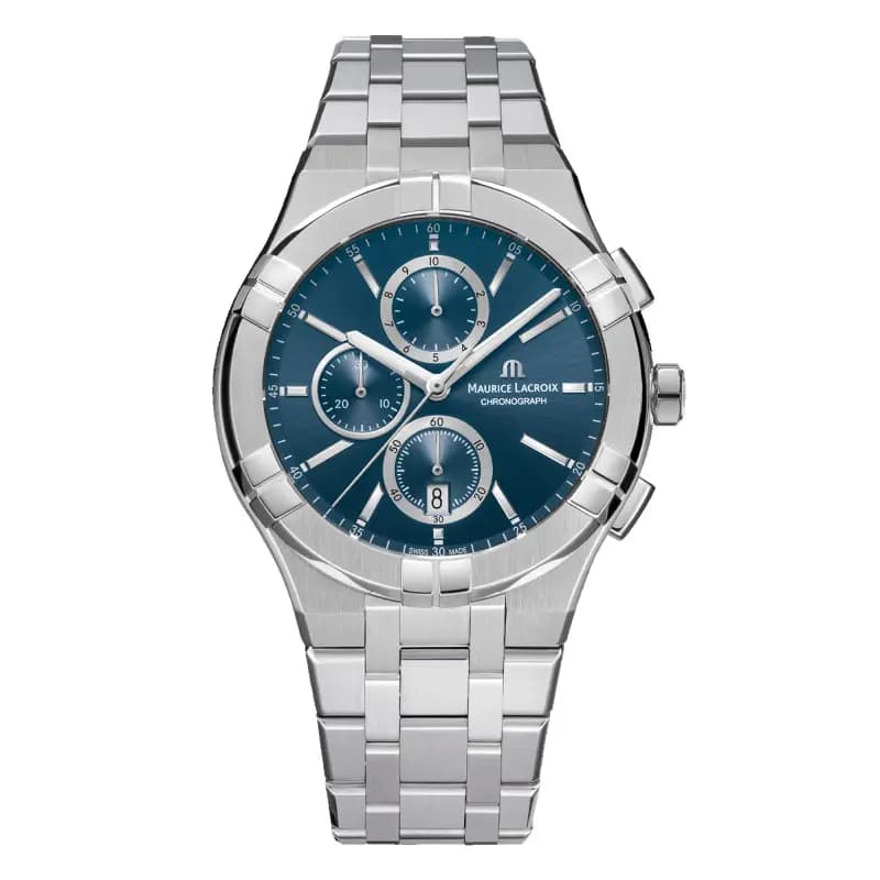 Maurice Lacroix Montre Aikon Quartz Chronograph 42mm AI1118-SS002-430-1