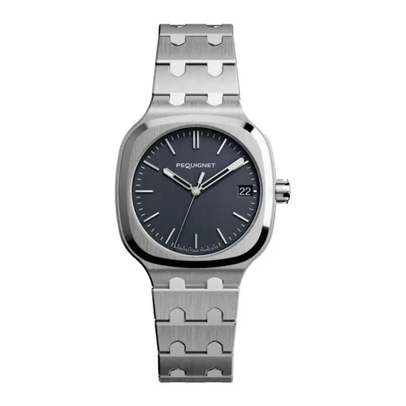 Pequignet Montre Concorde Gris Anthracite 36mm 9046443
