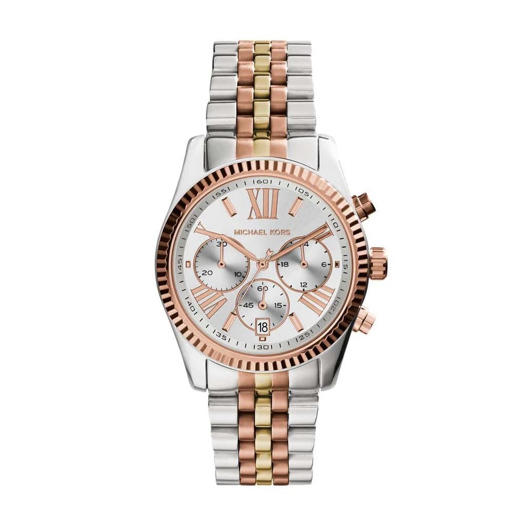 Michael Kors Montre Femme MICHAEL KORS LEXINGTON en Acier Bicolore