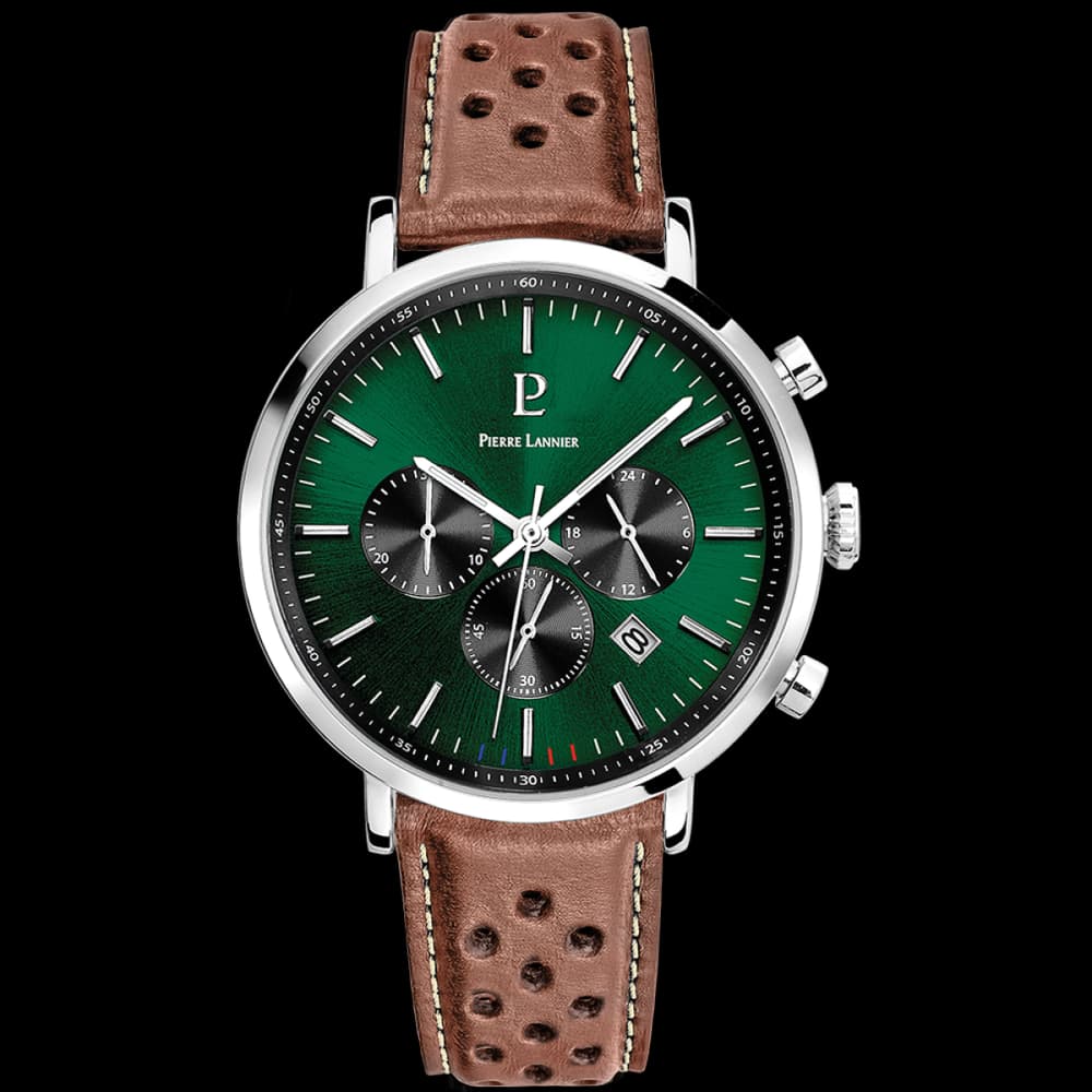Pierre Lannier Montre quartz Homme Baron Vert