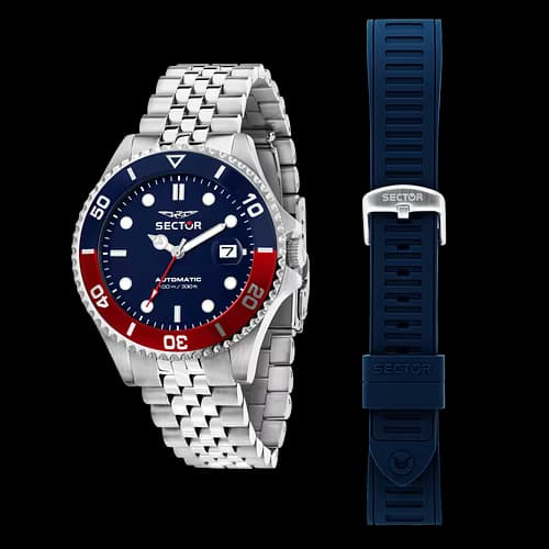 Sector Montre Analogique Homme Sector Acier Caoutchouc Gris R3223161018