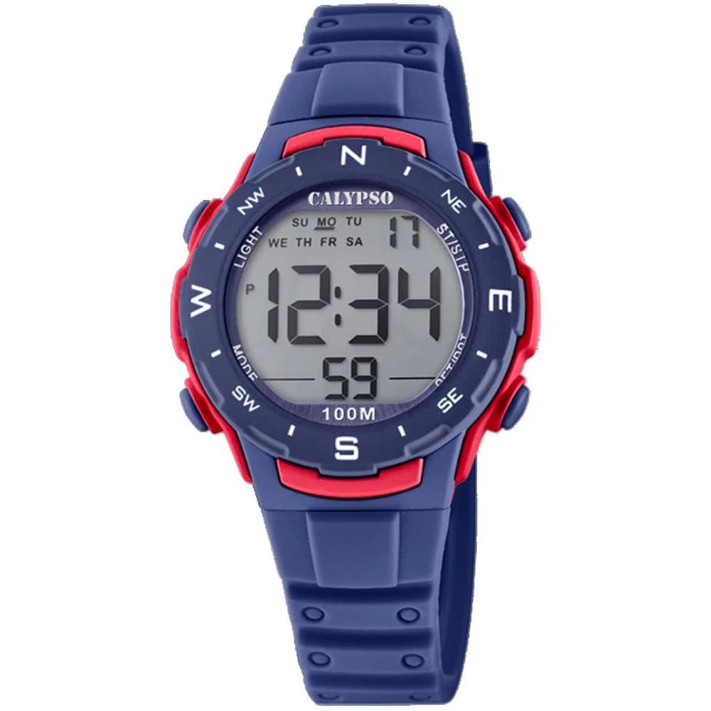 Calypso Montre Calypso en Silicone Bleu