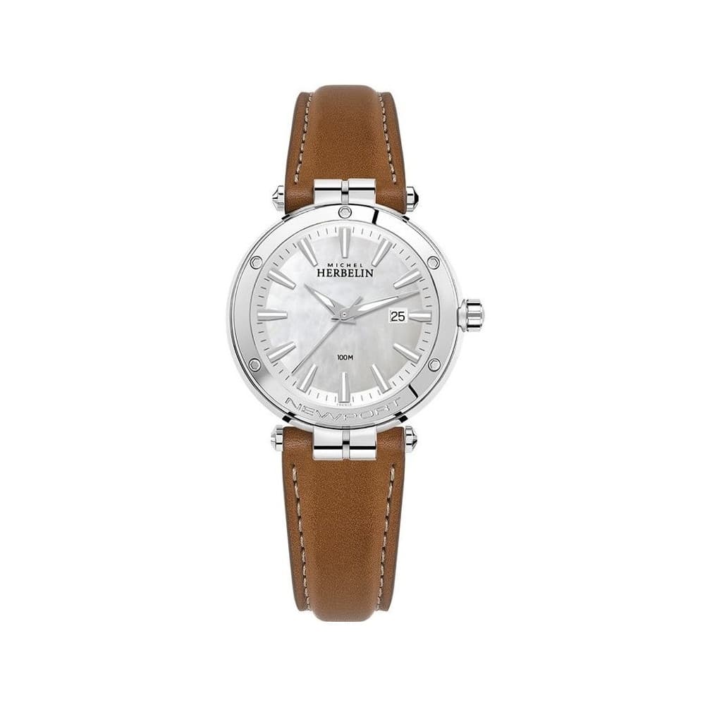 Michel Herbelin Montre Herbelin en Cuir