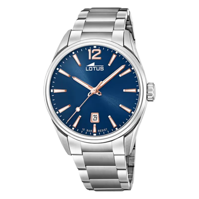 Lotus Montre Minimaliste Bleu Acier 18692/2