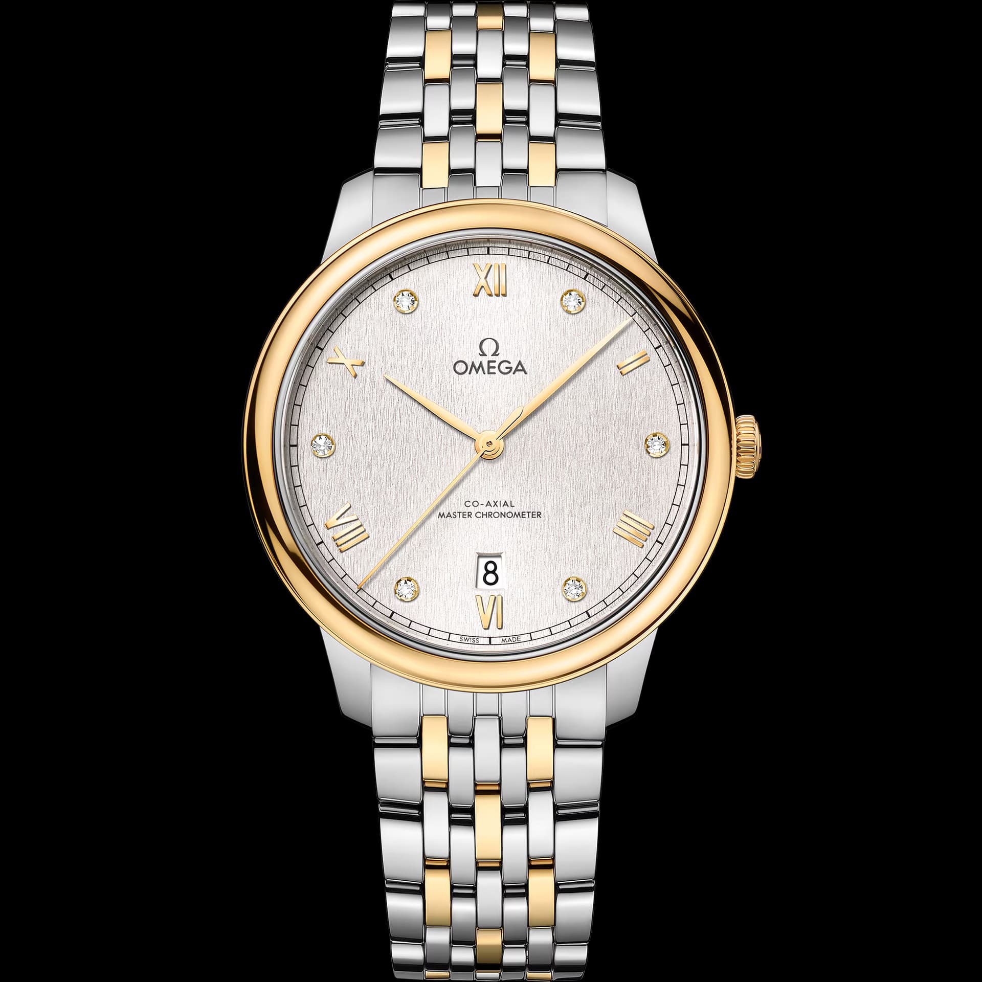 Omega De Ville 40 mm, acier - or jaune sur or jaune