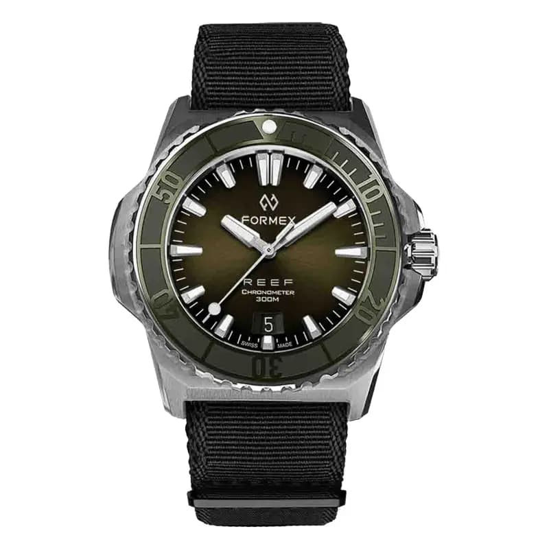 Formex Montre Reef 39.5 mm Automatic Green dial COSC 300M 2201.1.6300