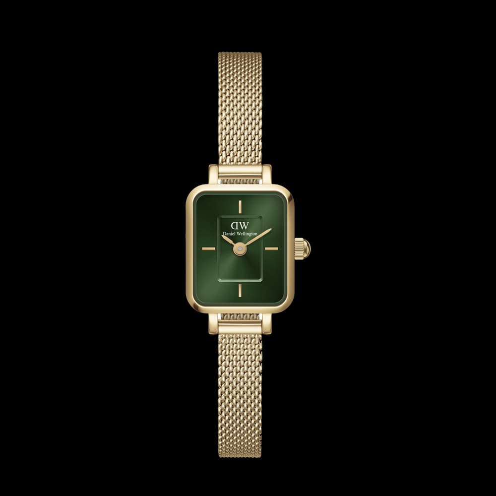 Daniel Wellington Montre quartz Femme Quadro mini Vert