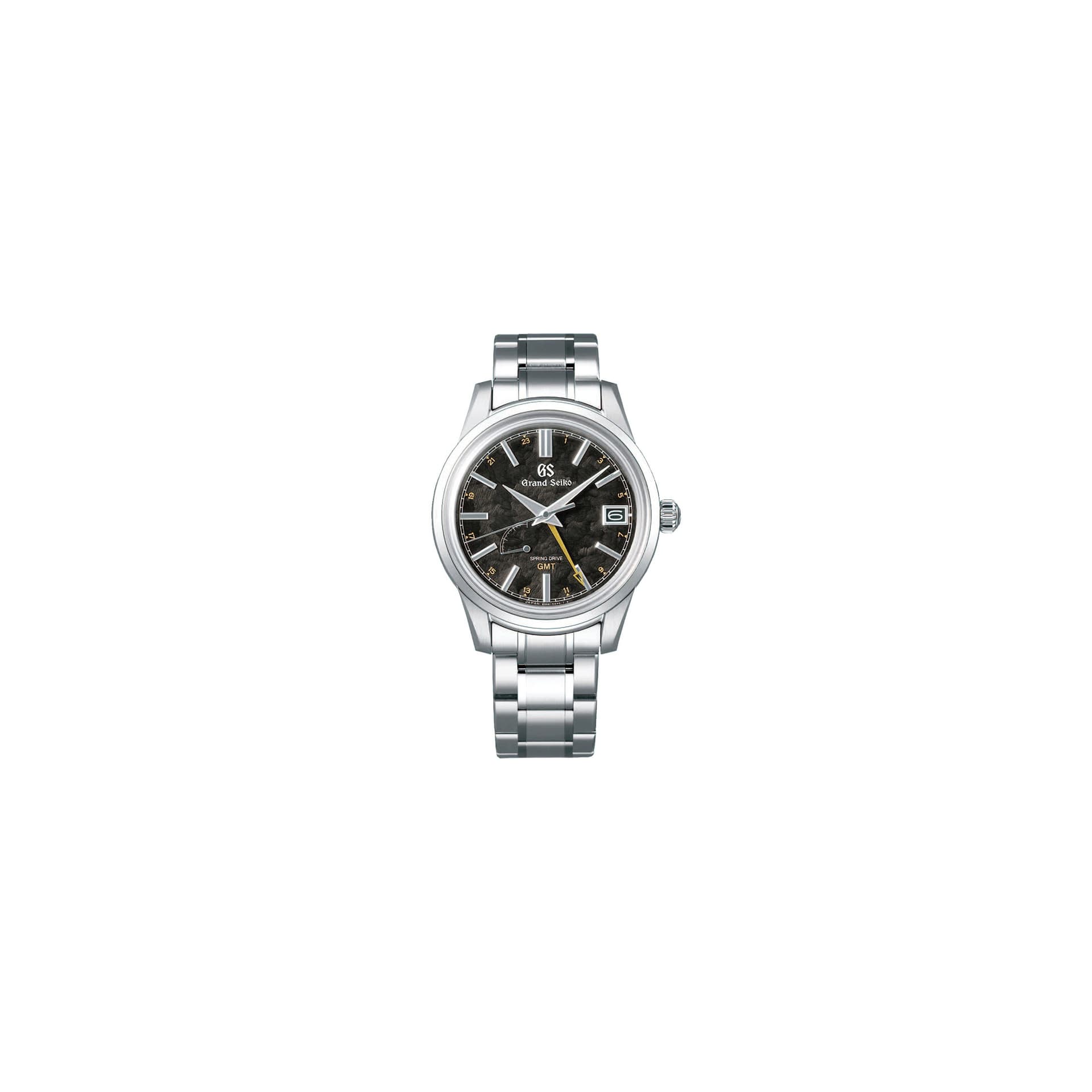 Grand Seiko Montre Grand Seiko Elegance 24 Seasons Automne GMT Spring Drive cadran marron bracelet acier 40,2 mm