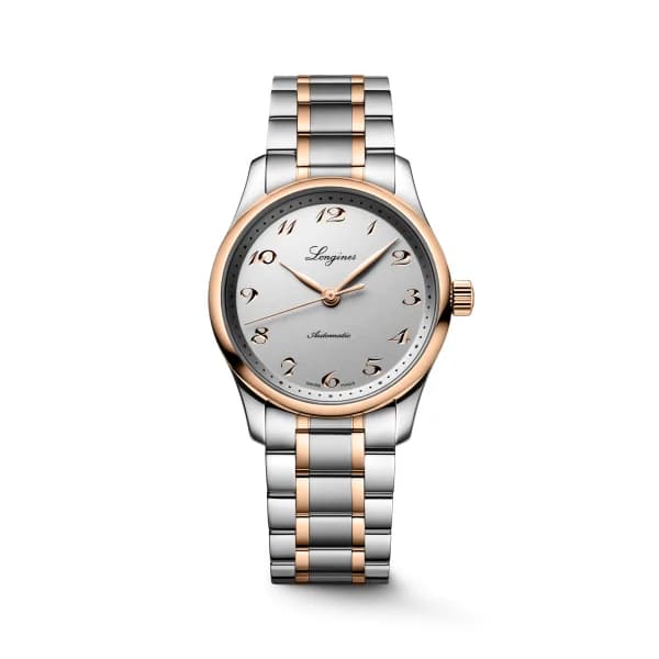 Longines Montre Longines Master Collection 34mm Index Rosé Bracelet Acier