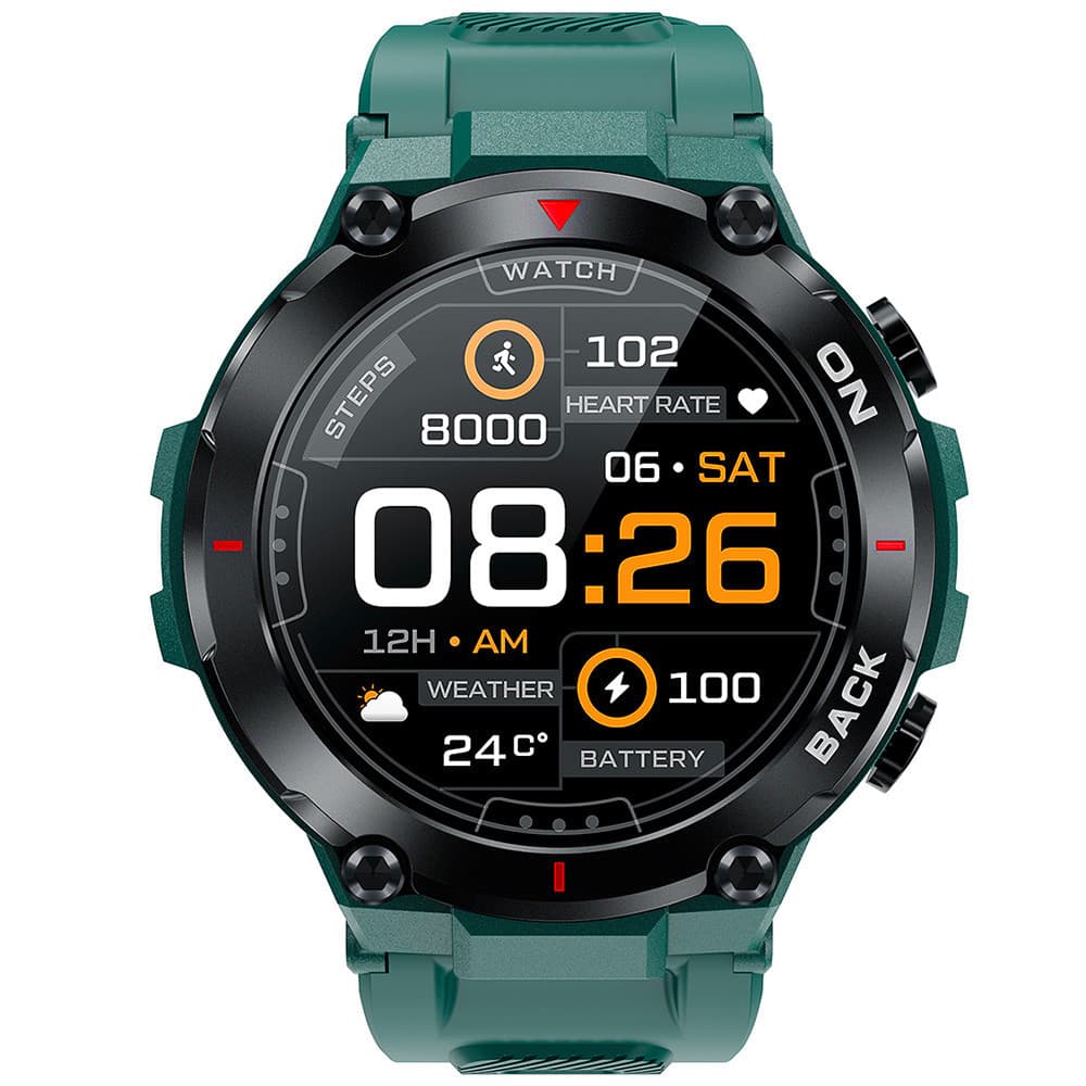 Smarty Montre Connectée Smarty Collection Pull Up en Silicone Vert