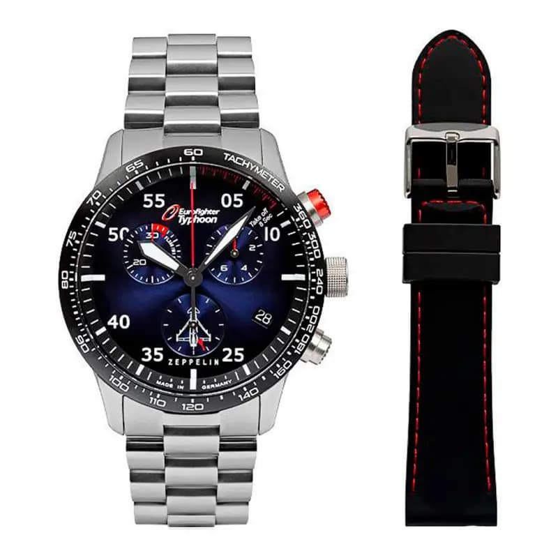 Zeppelin Montre Eurofighter Typhoon Chronograph 7298M-3_SET