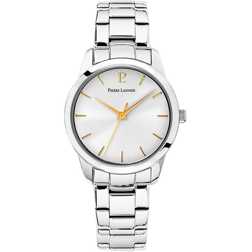 Pierre Lannier Montre Pierre Lannier Collection Roxane en Acier Argenté