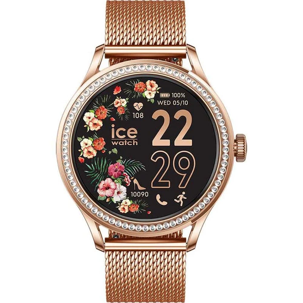 Ice Watch Montre Connectée Ice Watch Collection Ice Smart ST 2.0 en Acier et PVD Doré Rose