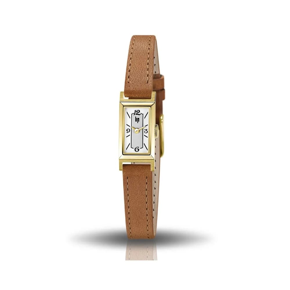 Lip Montre Lip Churchill T13 - Femme - cadran Blanc- - Acier et PVD Doré - 671205