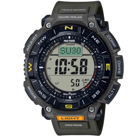 Casio Pro Trek PRG-340 — vert & jaune
