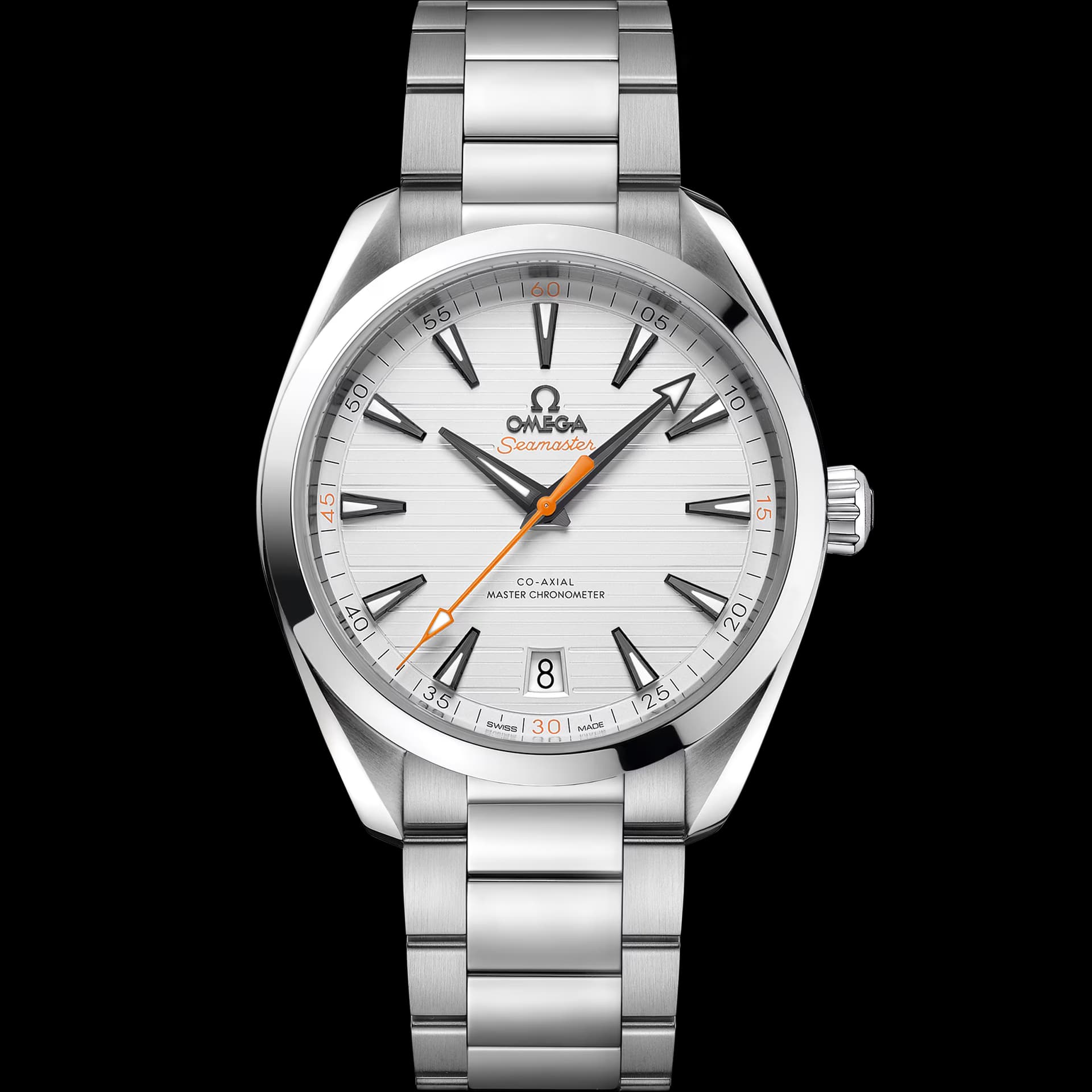 Omega Seamaster 41 mm, acier sur acier