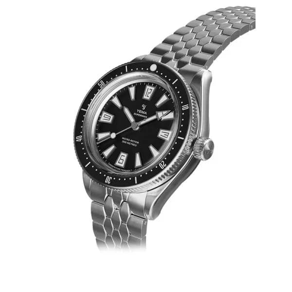 Yema Montre Yema Skin Diver Slim CMM.20 Cadran Noir