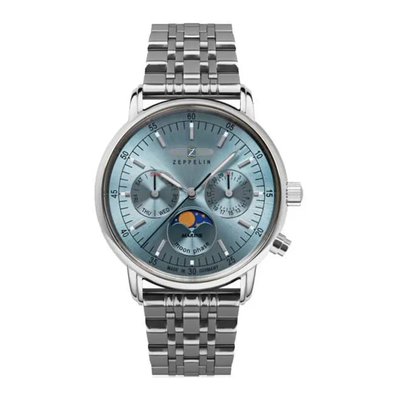 Zeppelin Montre Zeppelin LZ 14 Marine Ladies Quartz Cadran Bleu Clair - 8637M3