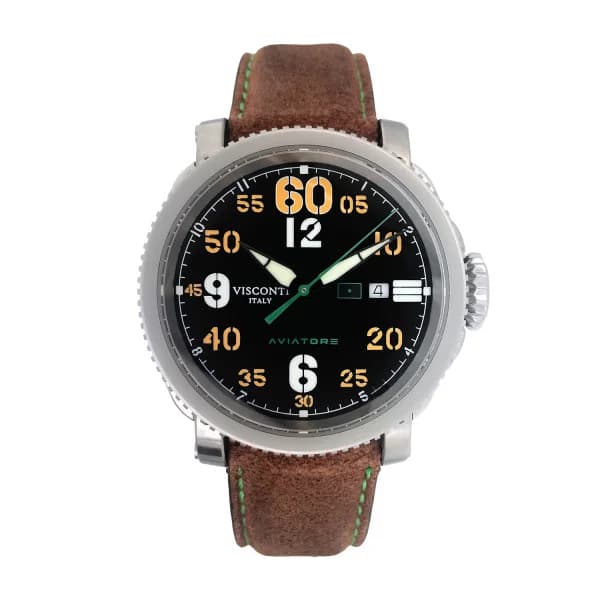 Daniel Gérard Montre Occasion Visconti Aviator Heritage Time Automatique Edition Limitée