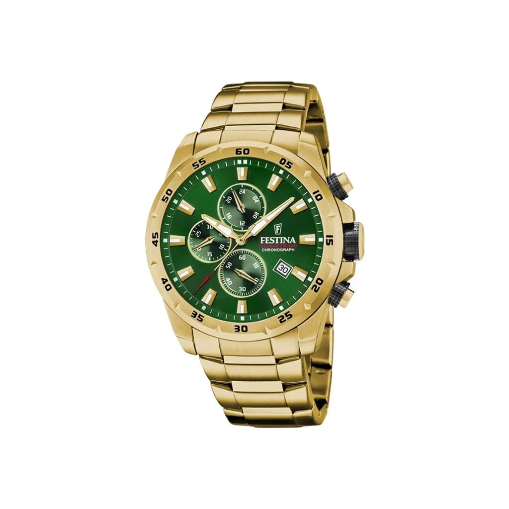 Festina Montre Festina Timeless Chronograph Vert