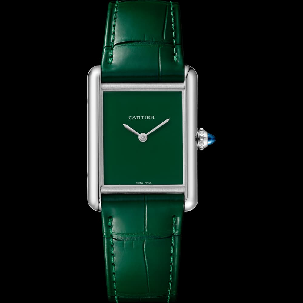 Cartier Tank Must — cadran vert