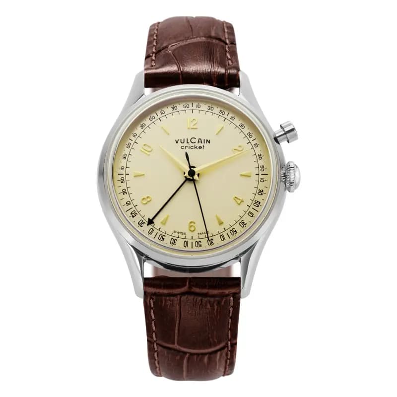 Vulcain Montre Cricket Tradition 39 mm Eggshell 100268A76.BAL228