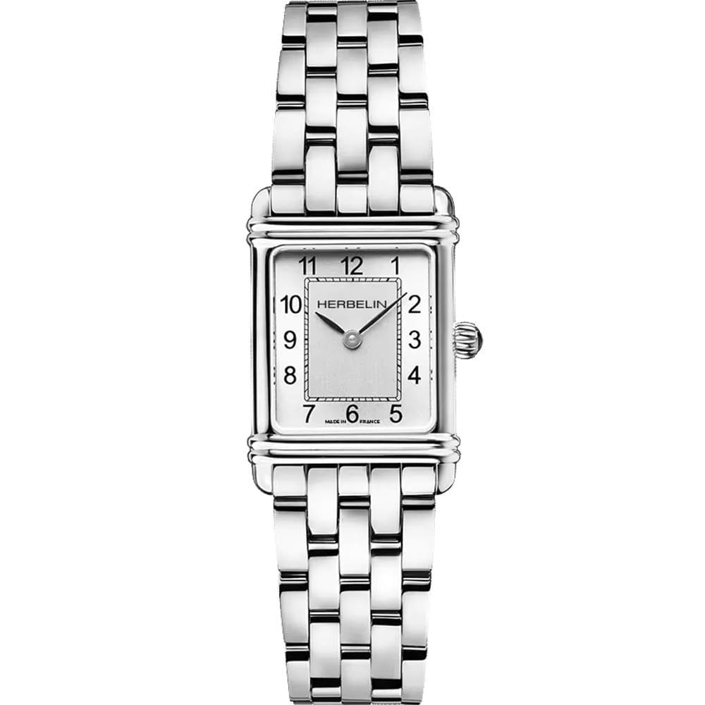 Michel Herbelin Montre Herbelin en Acier Argenté