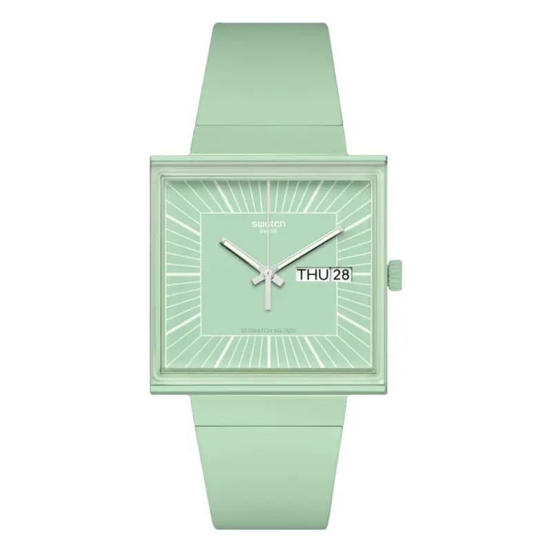 Swatch Montre Bioceramic What if Mint — vert