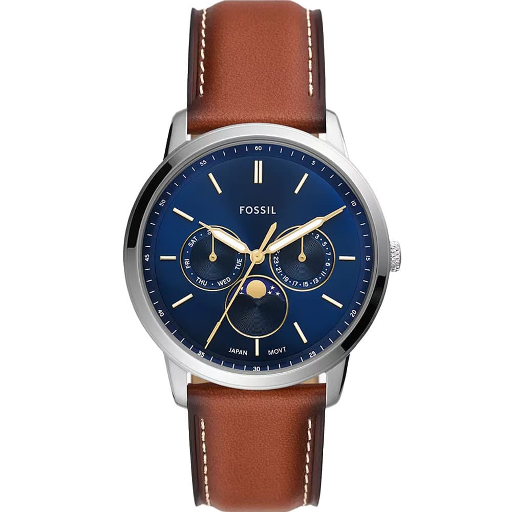 Fossil Neutra — cadran bleu