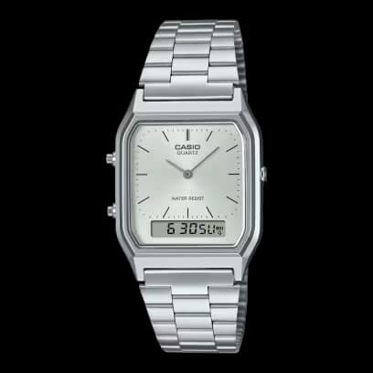 Casio AQ-230A — cadran gris