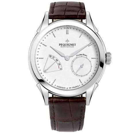 Pequignet Montre Pequignet Royale Origine Automatique Cadran Blanc - 9010133-CM