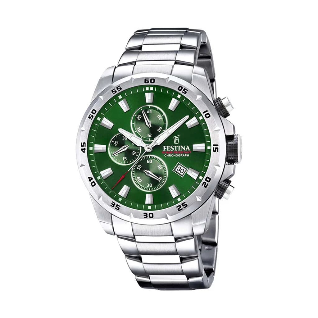 Festina Montre Festina Collection Chrono Sport en Acier Argenté