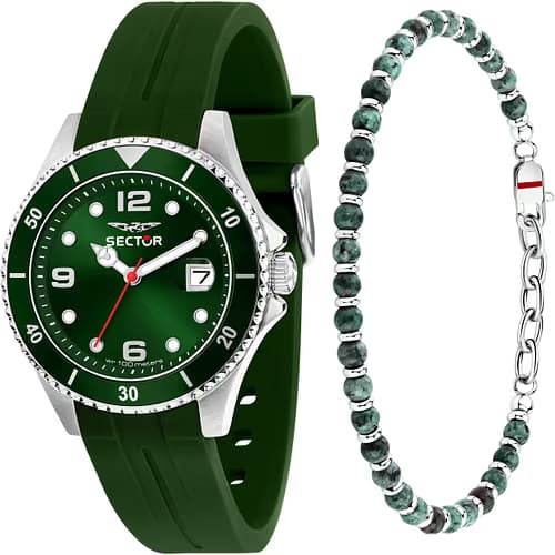 Sector Montre Homme SECTOR Verte avec Bracelet
