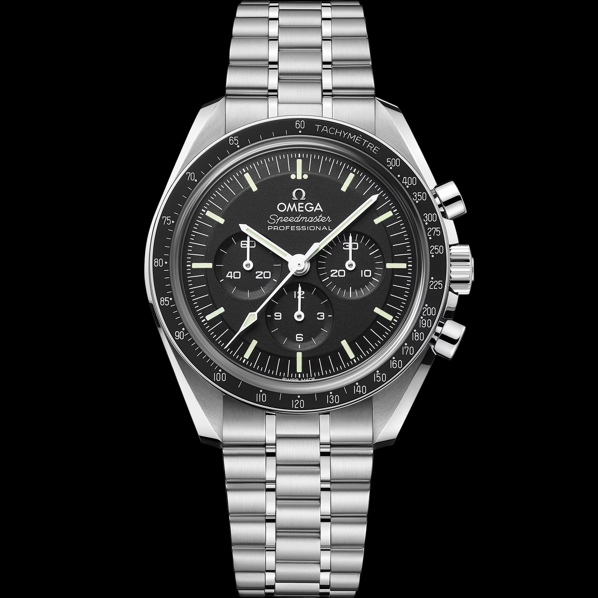 Omega Speedmaster 42 mm — cadran noir