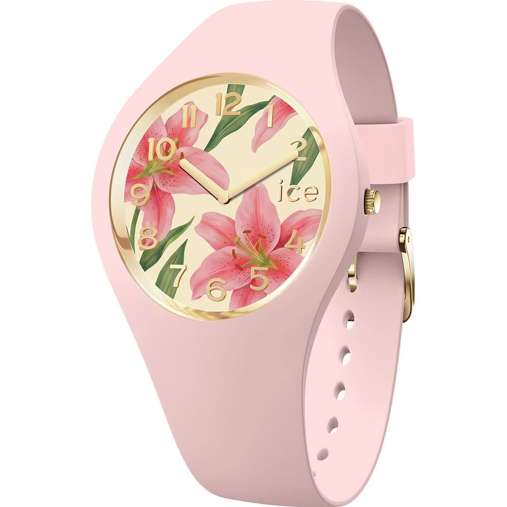 Ice Watch Montre Ice Watch Collection Ice Flower en Silicone Rose