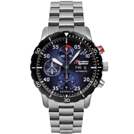 Zeppelin Montre Zeppelin Eurofighter Automatique Cadran Bleu - 7218M3