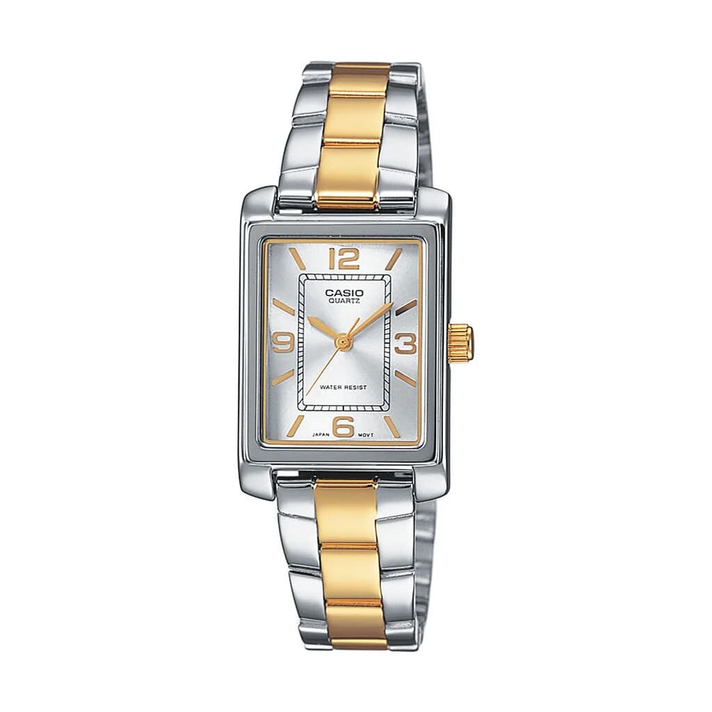 Casio Timeless — cadran argenté