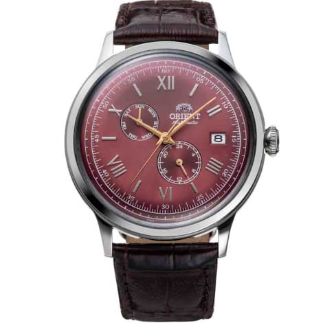 Orient Montre Orient Classic Multi-Dial Automatique Cadran Bordeaux Bracelet Cuir - RA-AK0705R