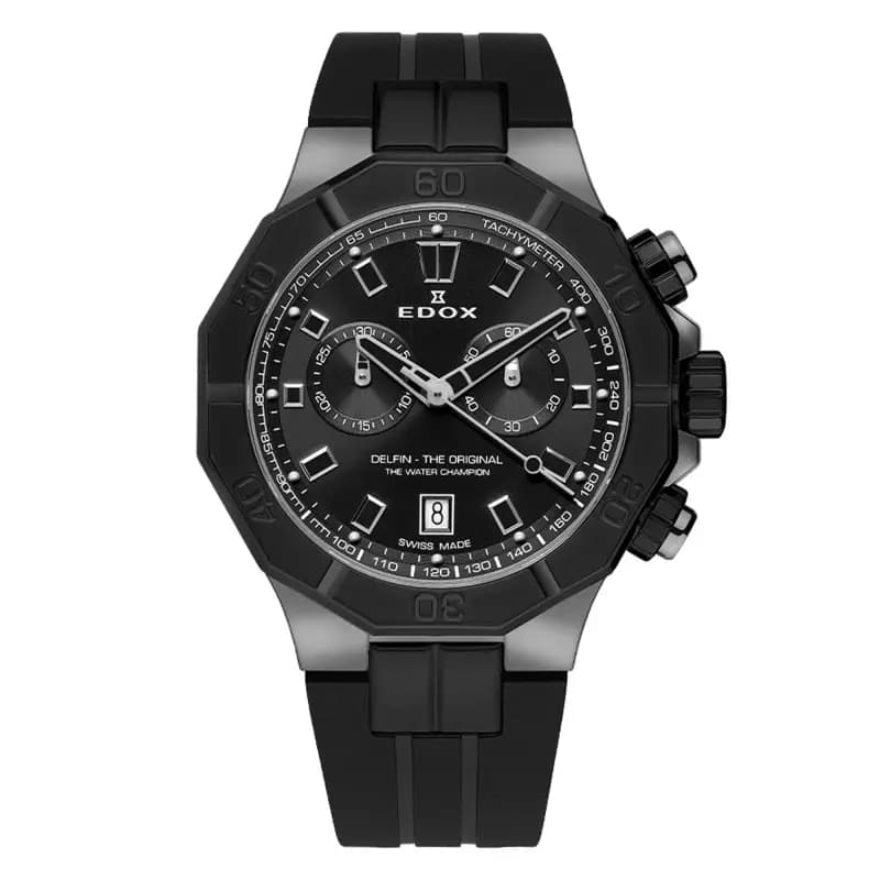 Edox Montre Delfin the Original Chronograph 10113-37GNCA-NGIN