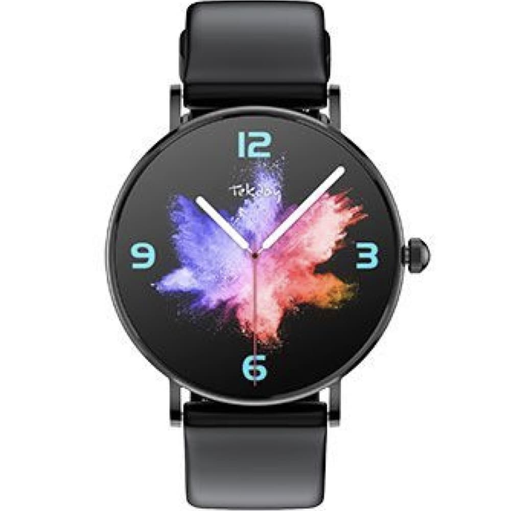 Tekday Montre Connectée Tekday en Silicone Noir