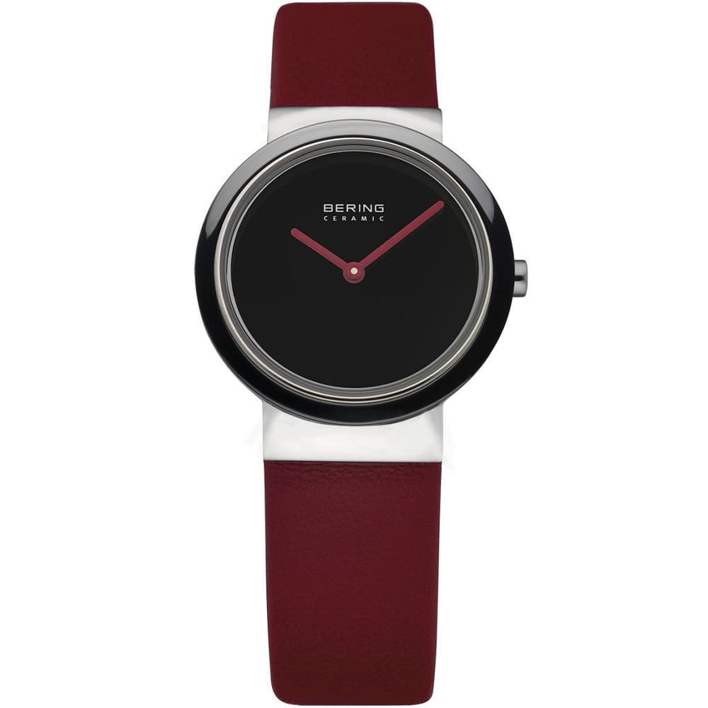 Bering Montre Bering en Cuir Rouge