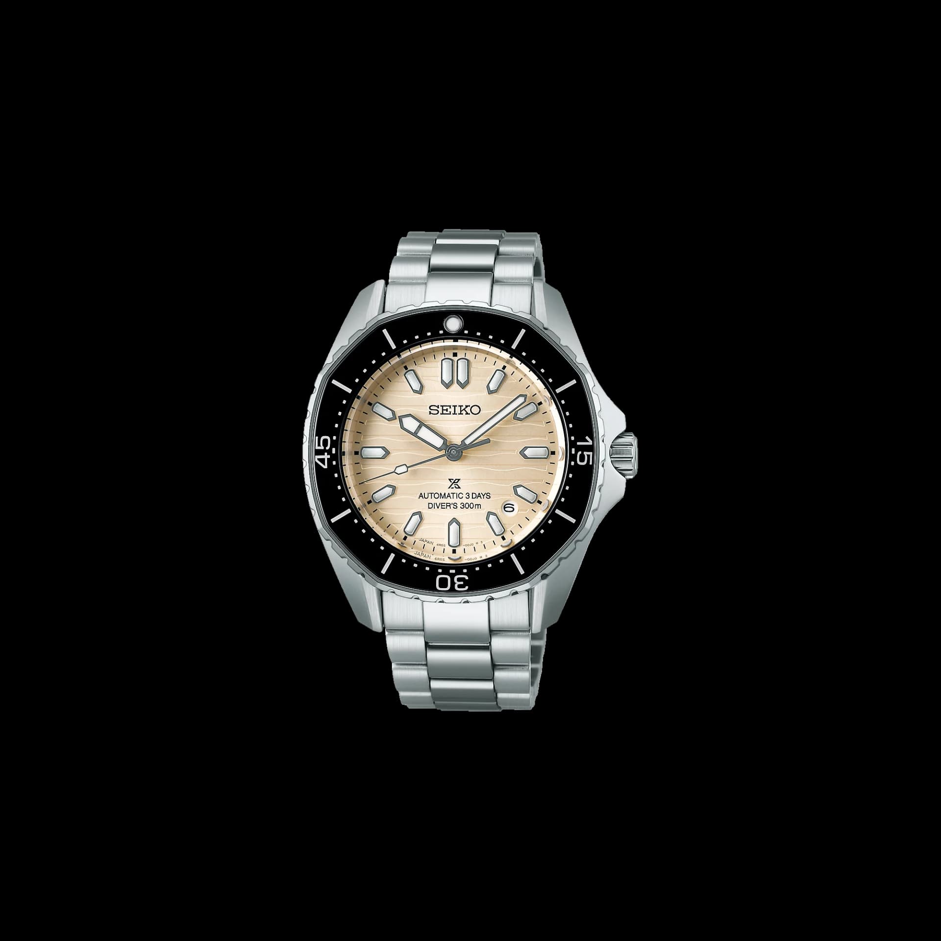 Seiko Prospex — cadran beige