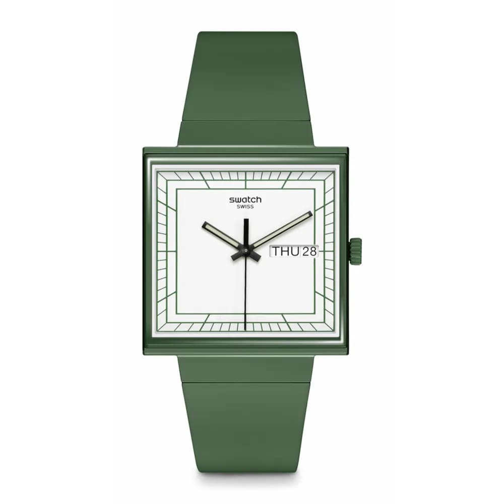 Swatch What if — boîtier kaki