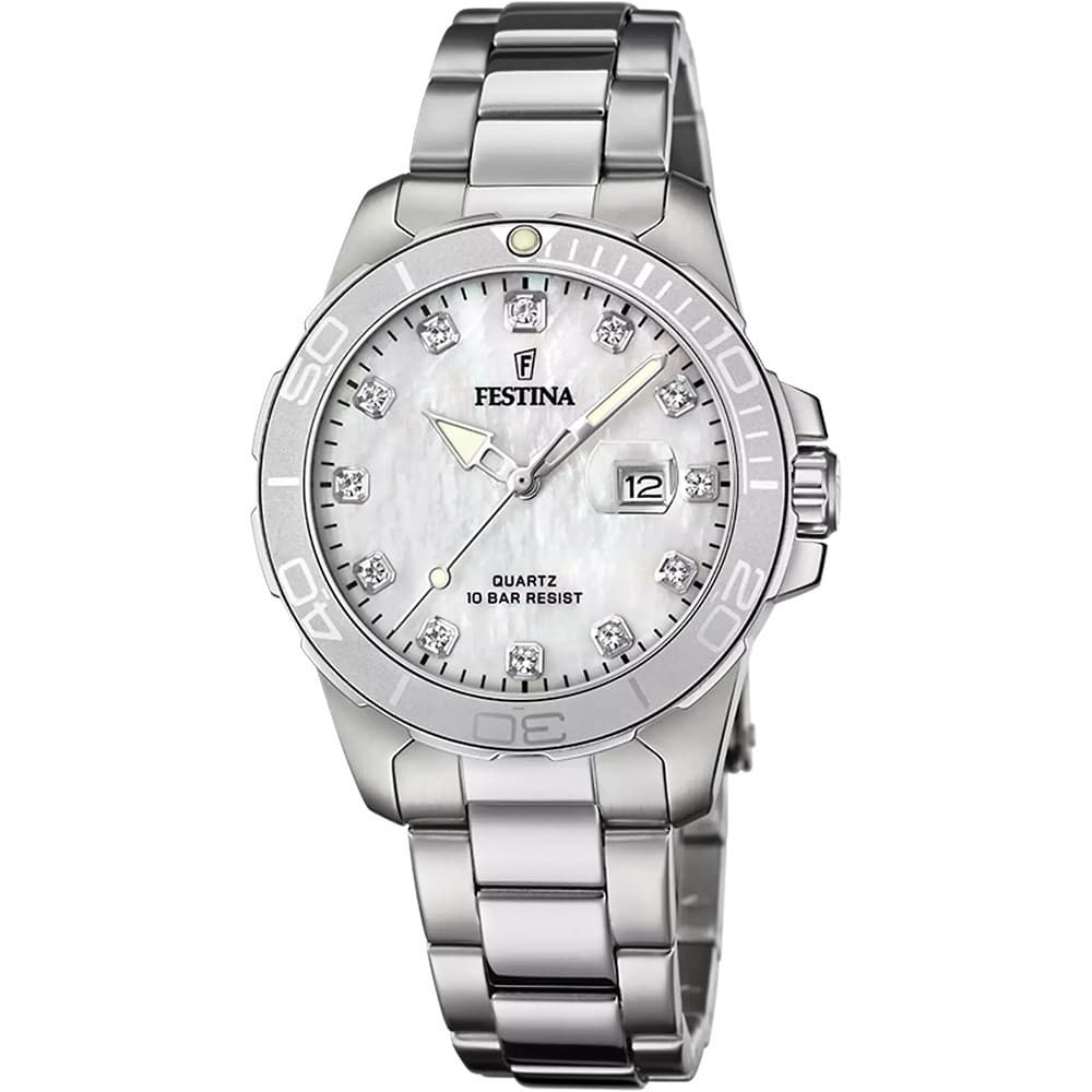 Festina Montre Analogique Femme Festina Acier Blanc F20503/1 - Cleor