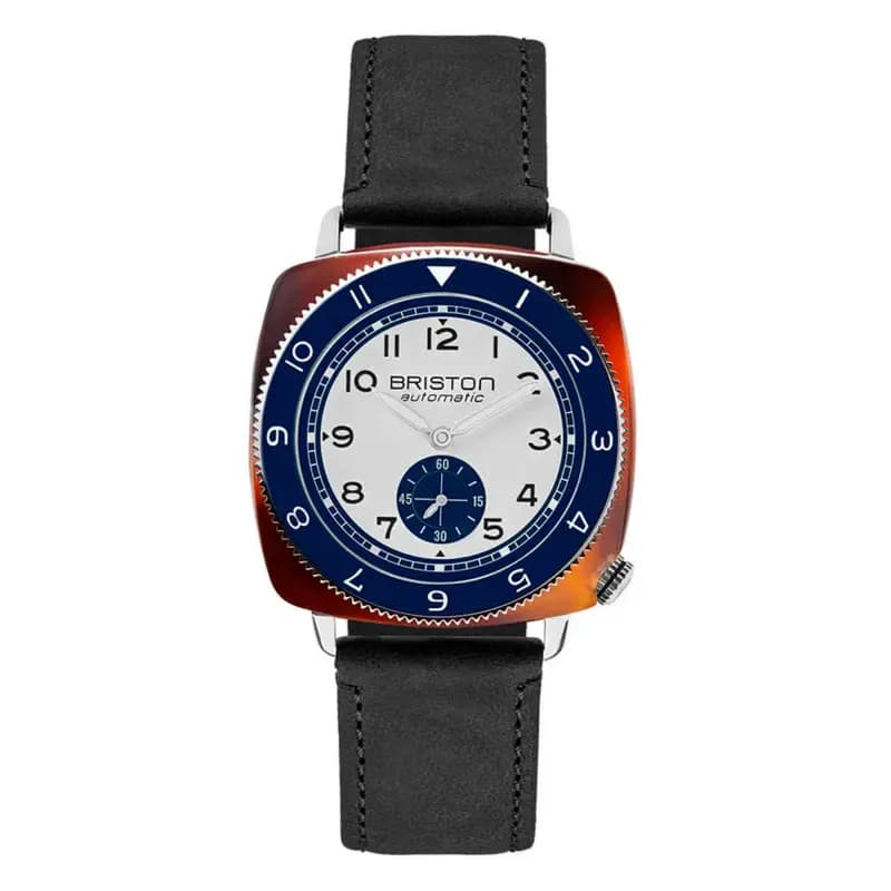 Briston Montre Briston Clubmaster Legend Petite Seconde Bleu & Blanc