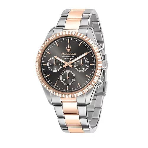 Maserati Montre Analogique Homme Maserati Acier Bicolore R8853100020 - Cleor