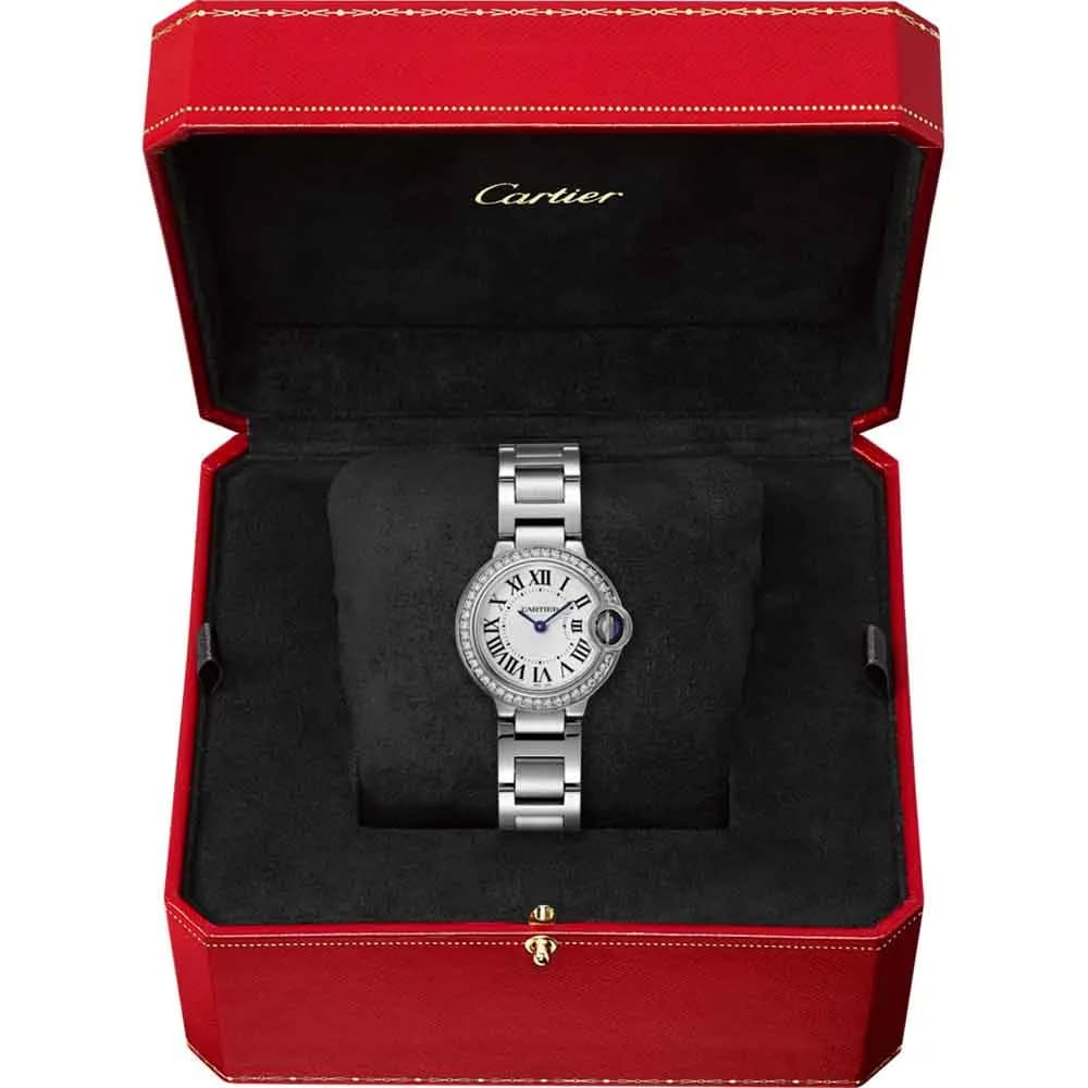Cartier Ballon Bleu 28 mm — cadran blanc