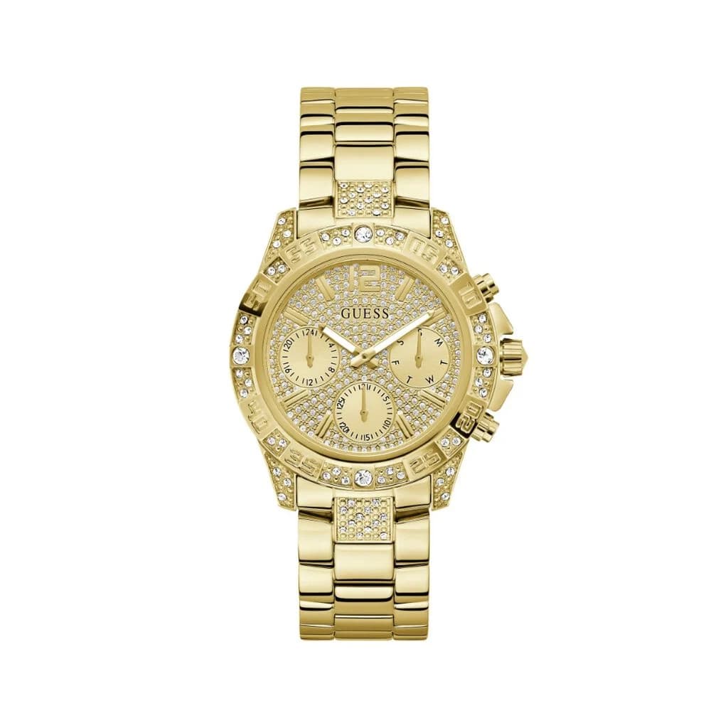 Guess Montre Guess Collection Majesty en Acier et PVD Doré