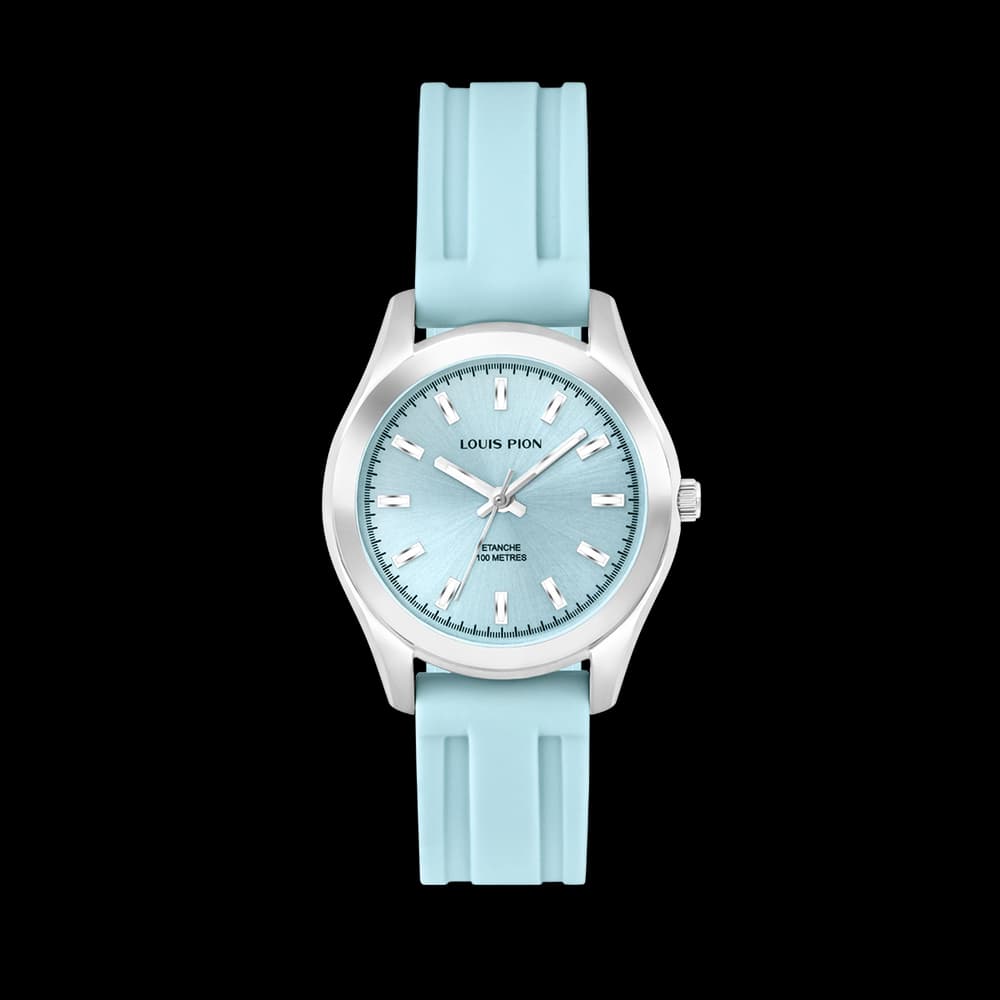 Louis Pion Montre quartz Femme Adrienne Bleu clair